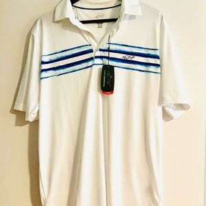 Men’s XL Classic Fit GregNorman performance fabric shirt: New w/ tags